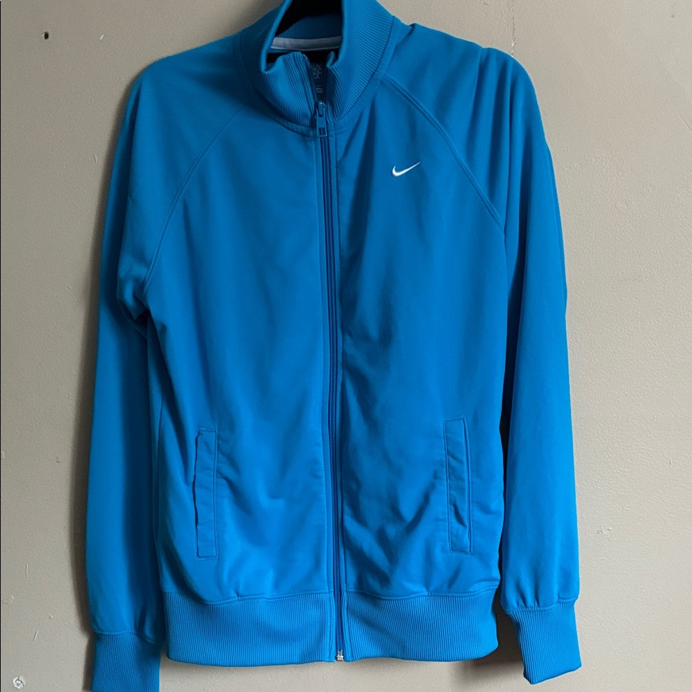 Nike Vibrant Blue Zip-Up Jacket